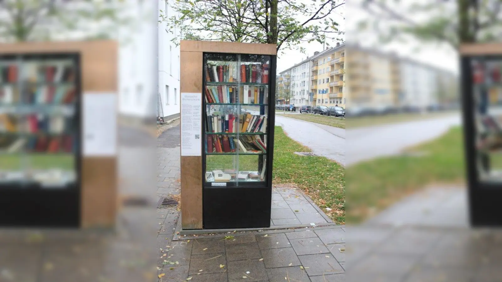In Moosach gibt es schon seit längerem einen offenen Bücherschrank; nun soll auch in Neuhausen-Nymphenburg einer aufgestellt werden. (Foto: sb)