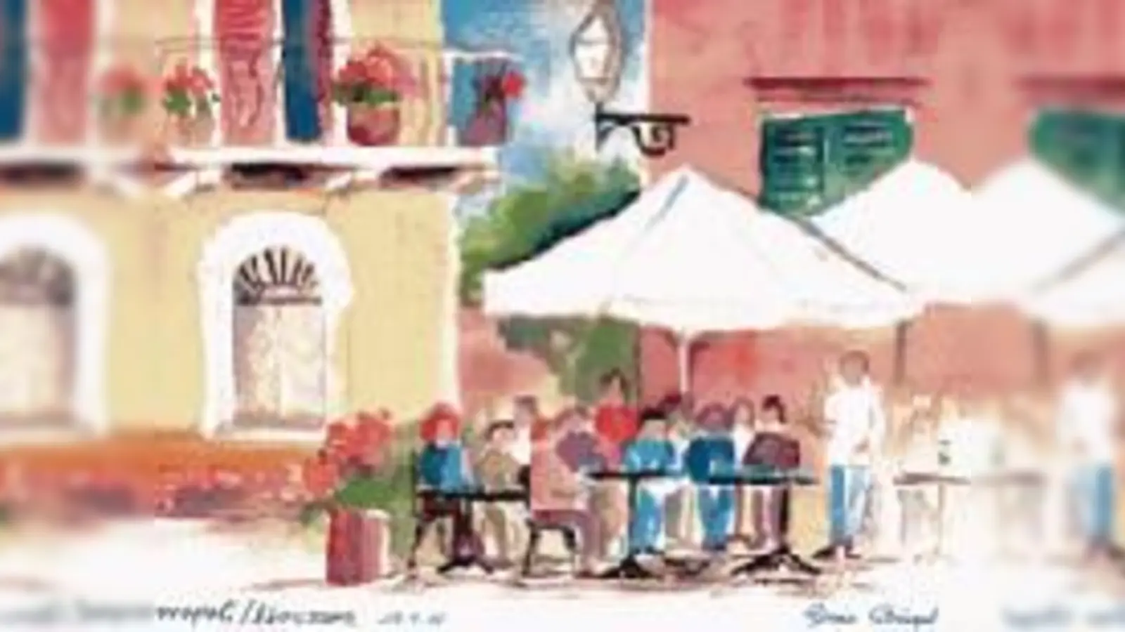 Sonnige Motive  Gerda Striegels Bilder bringen ein »Urlaubsfeeling« in die  (Stadtbibliothek.Foto: VA)