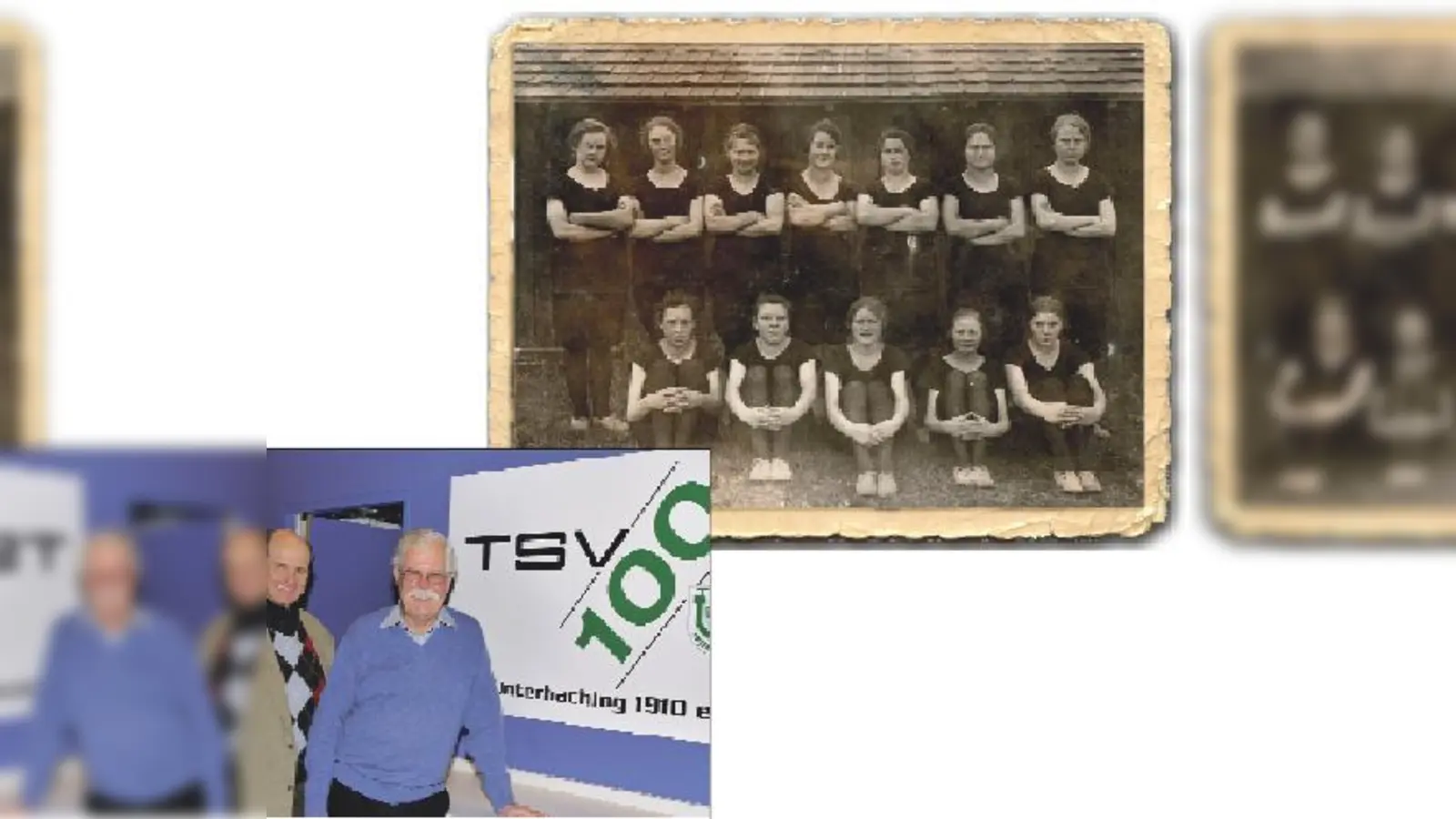 Oskar Paulicks und Volker Panzer freuen sich auf ein tolles Jubiläumsjahr. Die Turnerinnen sorgten damals mit ihren »anzüglichen« Outfits für Furore. 	 (Foto: Kohnke/TSV)