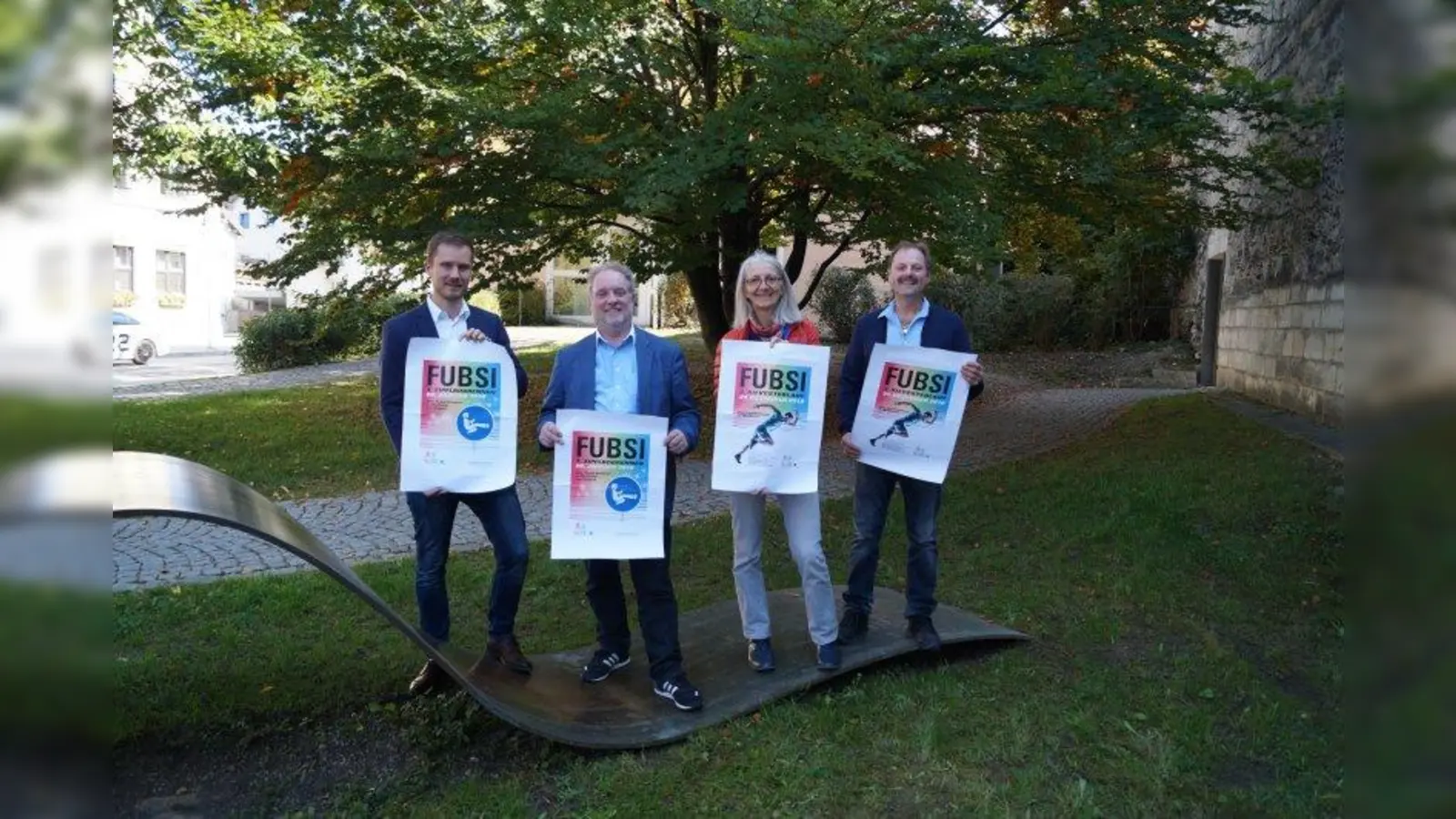 Das FUBSI-Team: Dominik Dausch, Peter Müller, Gabriele Hoss-Reinhard und Josef Wiedemann (von links). (Foto: FUBSI)