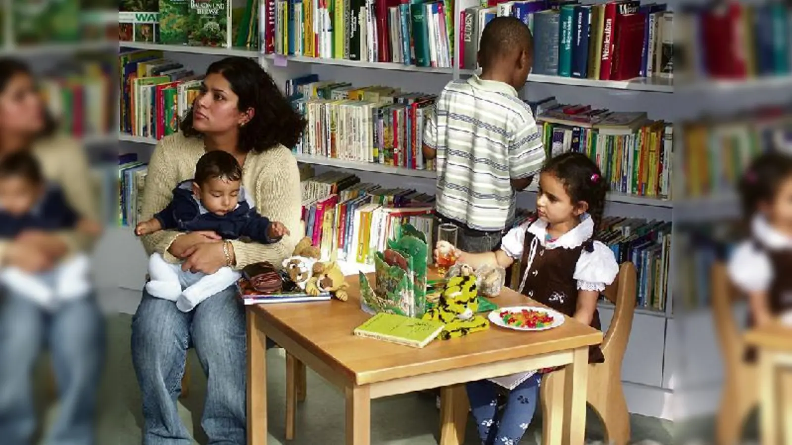 Schmökern und stöbern, lesen und vorlesen  ab morgen wird im Tauschbuchladen wieder reges Leben herrschen.  (Foto: Diakonie)