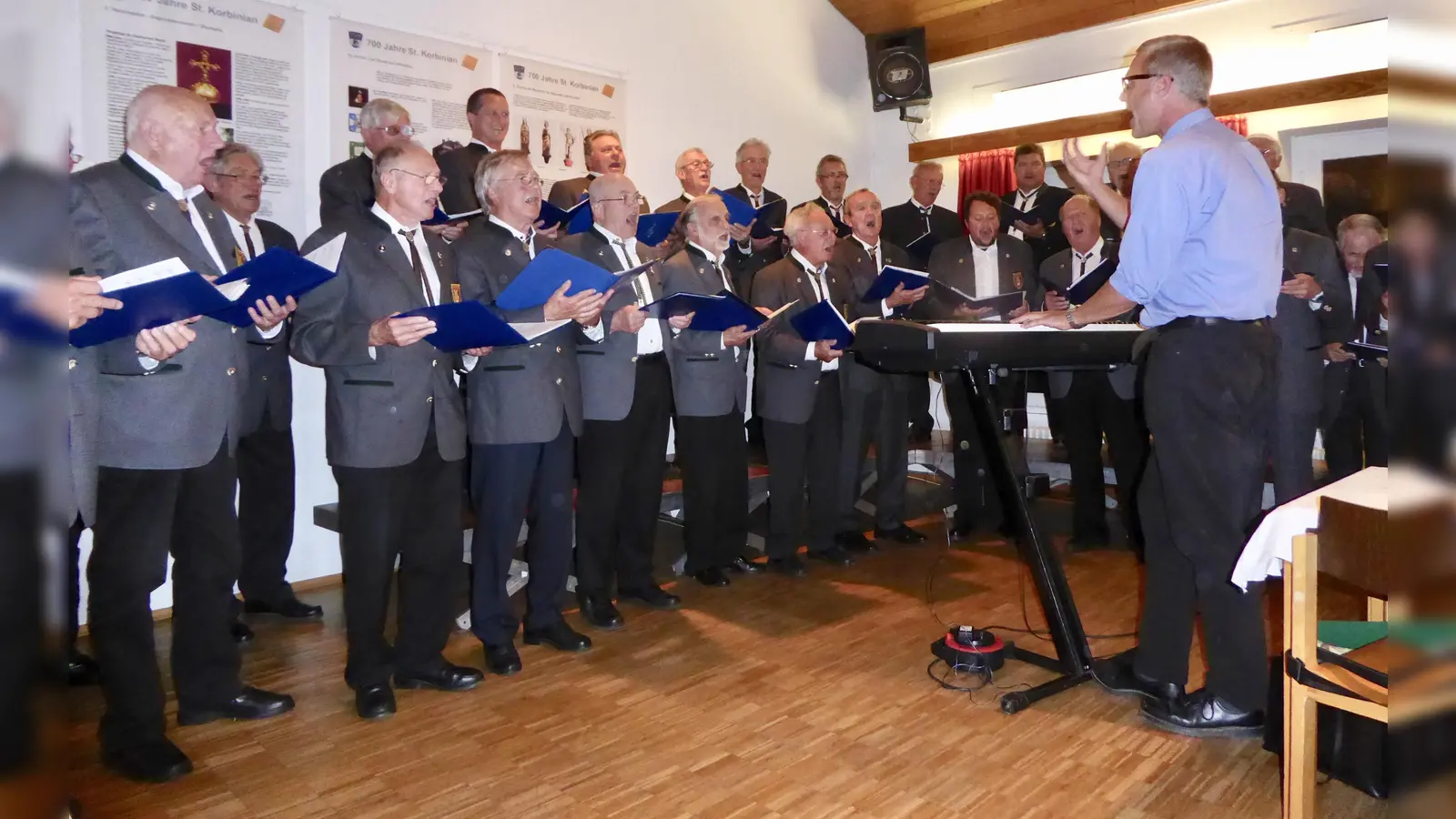 Beim Weinfest wird der Männergesangsverein Liederkranz den Abend musikalisch umrahmen. (Foto: Weber)