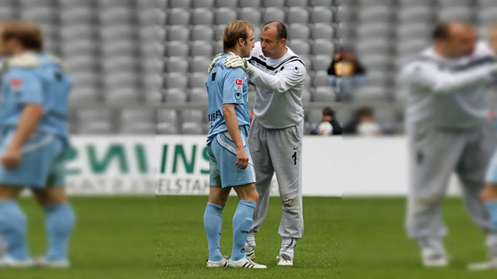 Bestürzte Minen bei Daniel Bierofka und Gabor Kiraly.  (Foto: A. Wild)