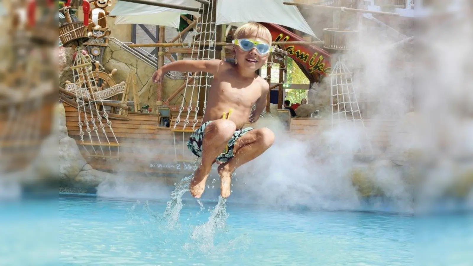 Beliebtes Ausflugsziel: Österreichs beliebtester Wasserpark, die Piratenwelt Aquapulco, ist nicht weit entfernt. (Foto: pi)