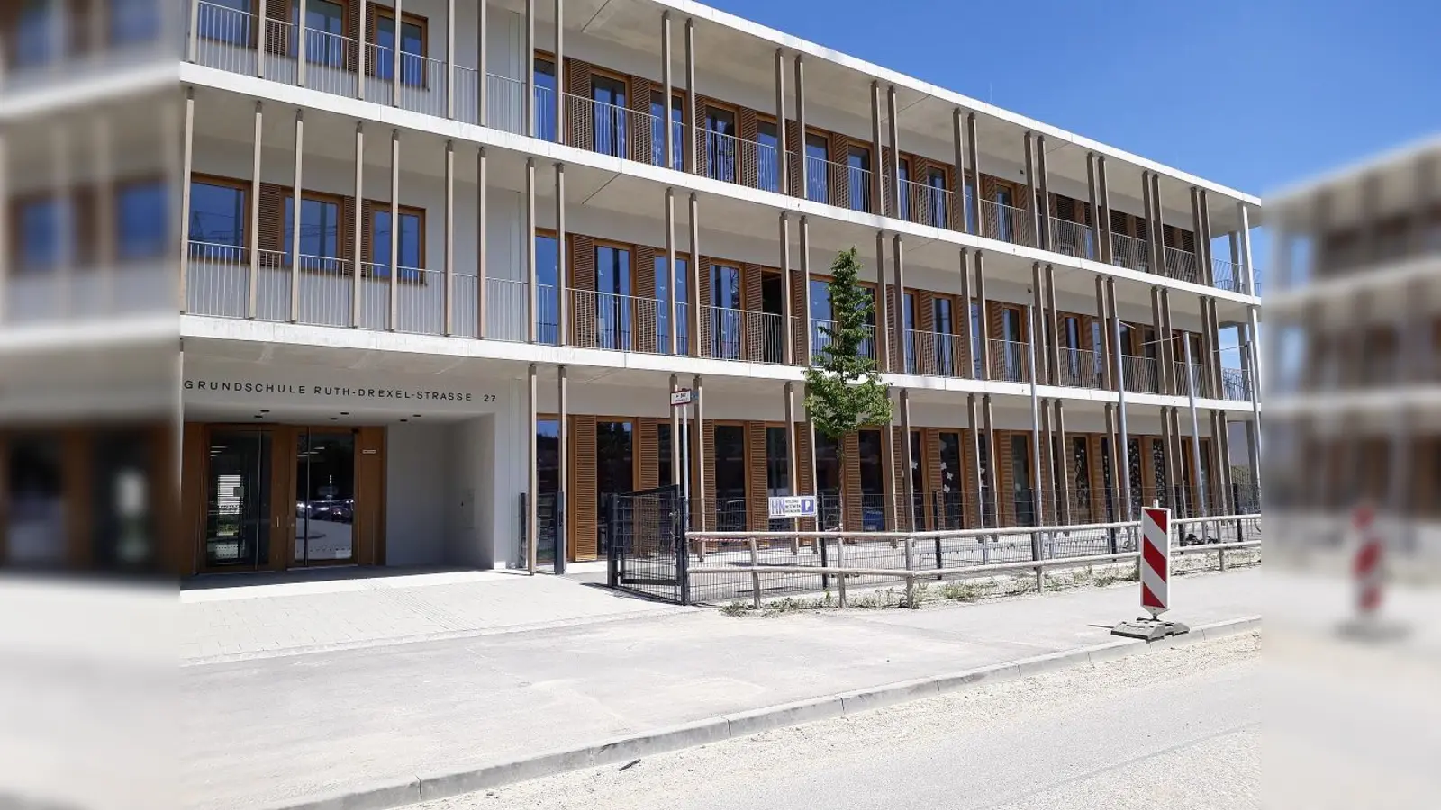 Die neue Grundschule an der Ruth-Drexel-Straße 27 im Prinz-Eugen-Park. (Foto: Demirhan/Knappertsbuschschule)