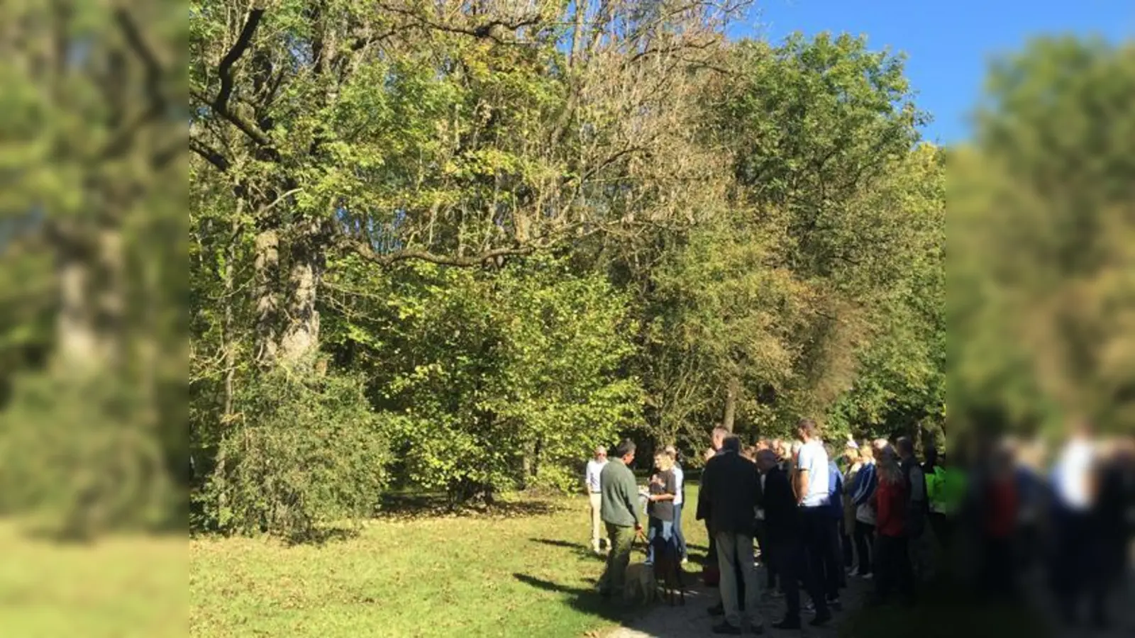 Über das Eschentriebsterben am Isarradweg bei Ismaning konnten sich die Bürger kürzlich vor Ort selbst ein Bild machen.  (Foto: Landratsamt München)