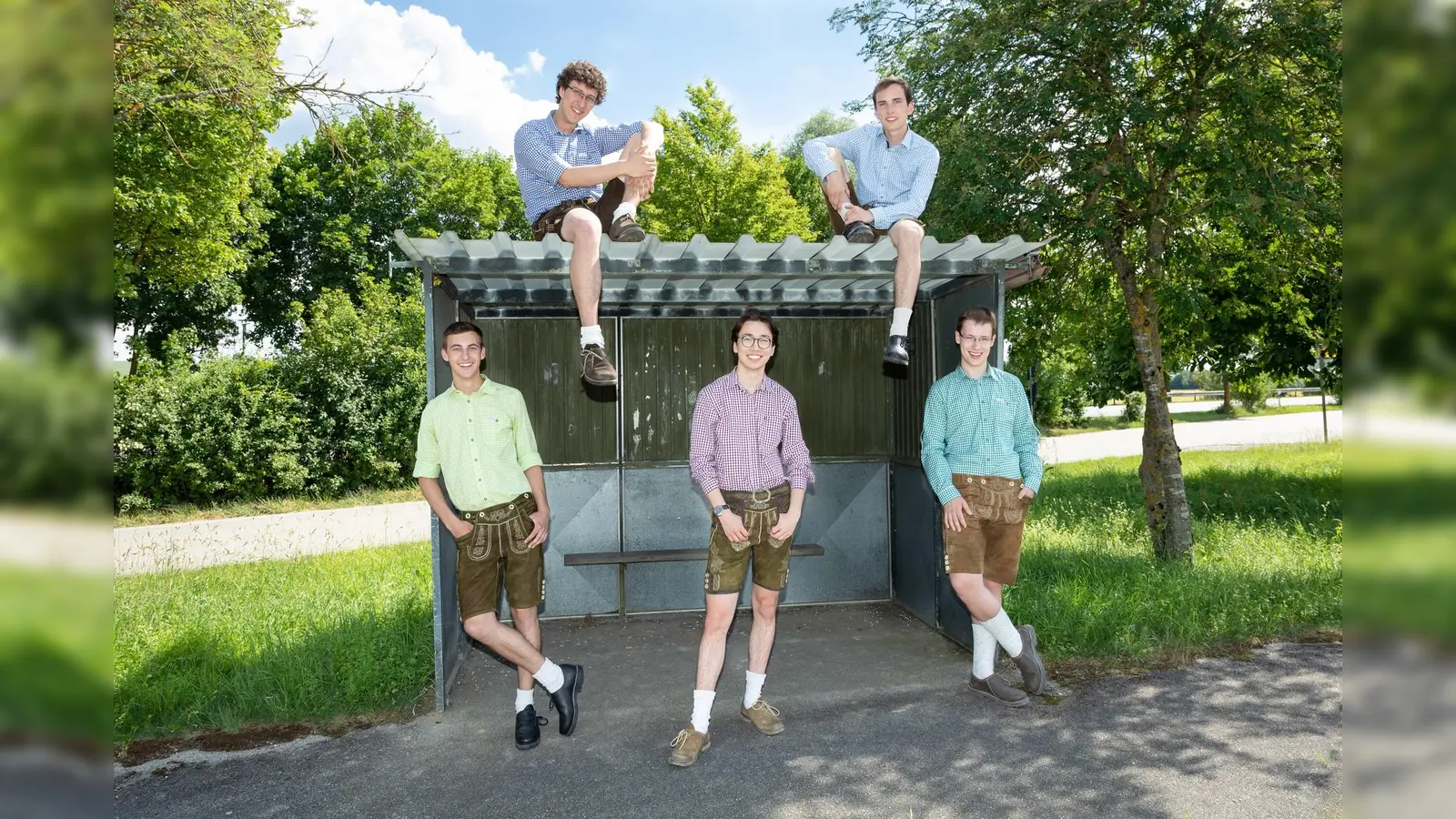 Im Jahr 2015 „gründeten“ zwei Spezln eine Blasmusikgruppe unter dem Namen „HotFeger-Spezies“. Heute heißen sie "Feger Spezies". (Foto: Martin Braun)