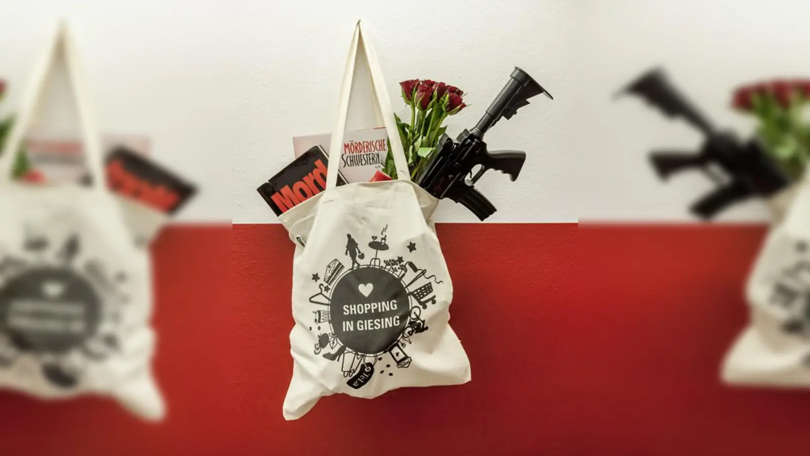 »Tatort  (Foto: Giesings wichtigste Einkaufsstraße verwandelt sich bald in eine »Meile des Verbrechens«.	Foto: Iris Leister)