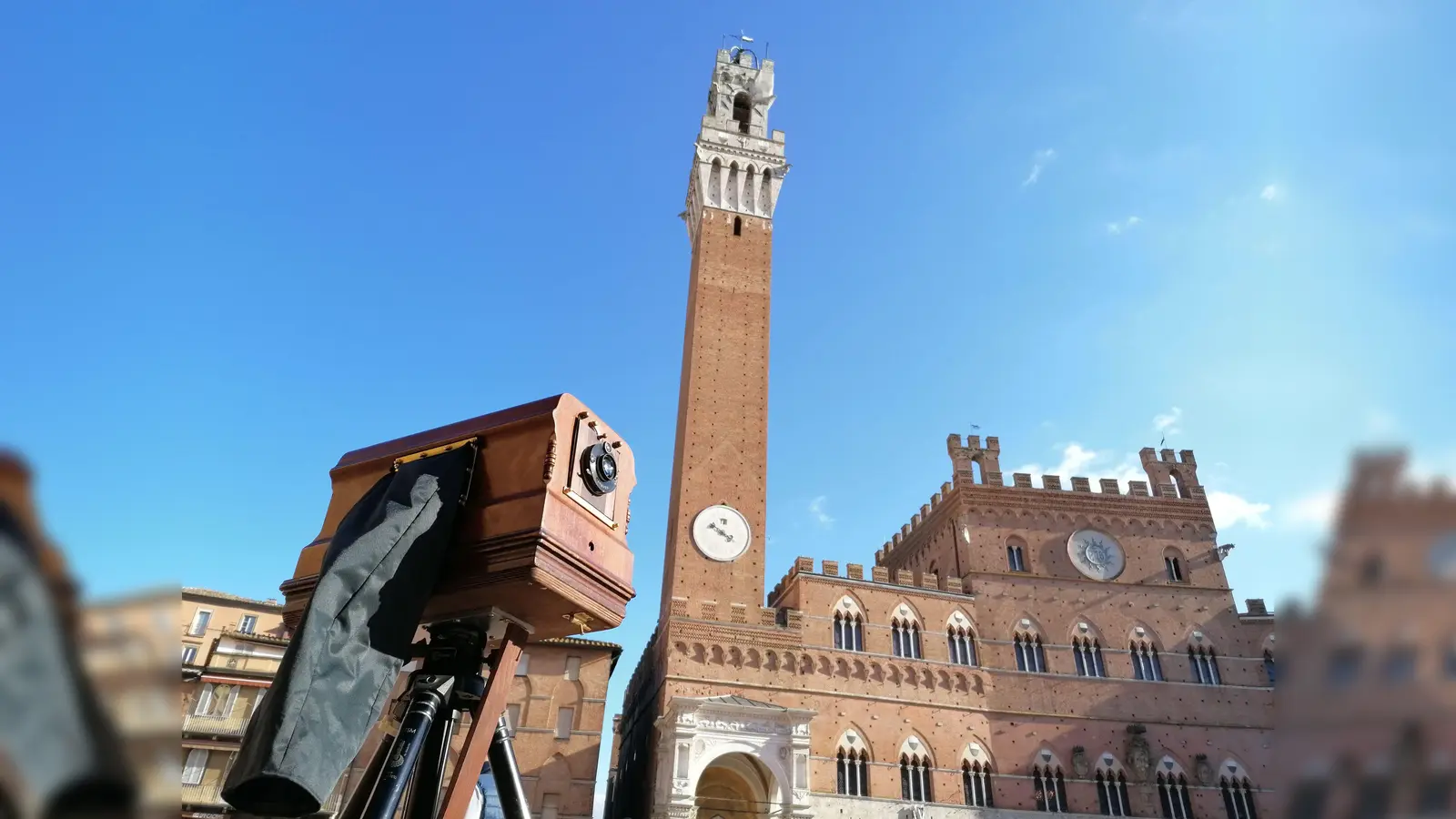Mit der Camera Minutera in Siena. (Foto: Sebastian Schlagenhaufer)