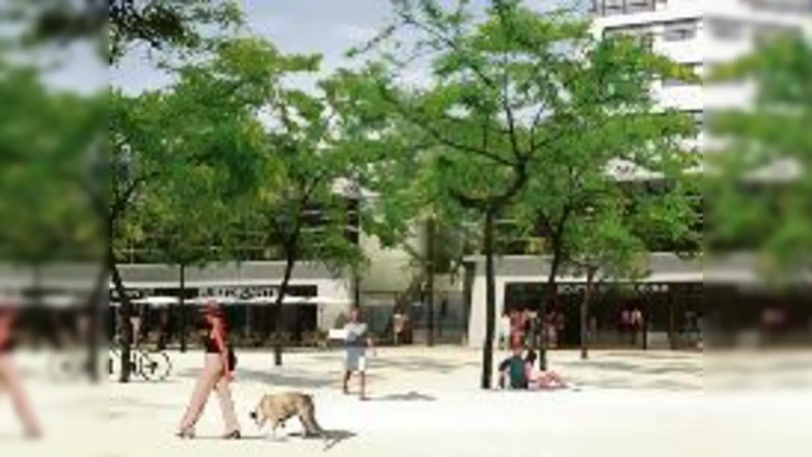 So großzügig soll der Klaus-Mann-Platz aussehen: Im Frühjahr 2007 wird er am östlichen Rand des neuen Viertels »Arnulfpark« zum Spazieren einladen. 	 (F.: Vivico)