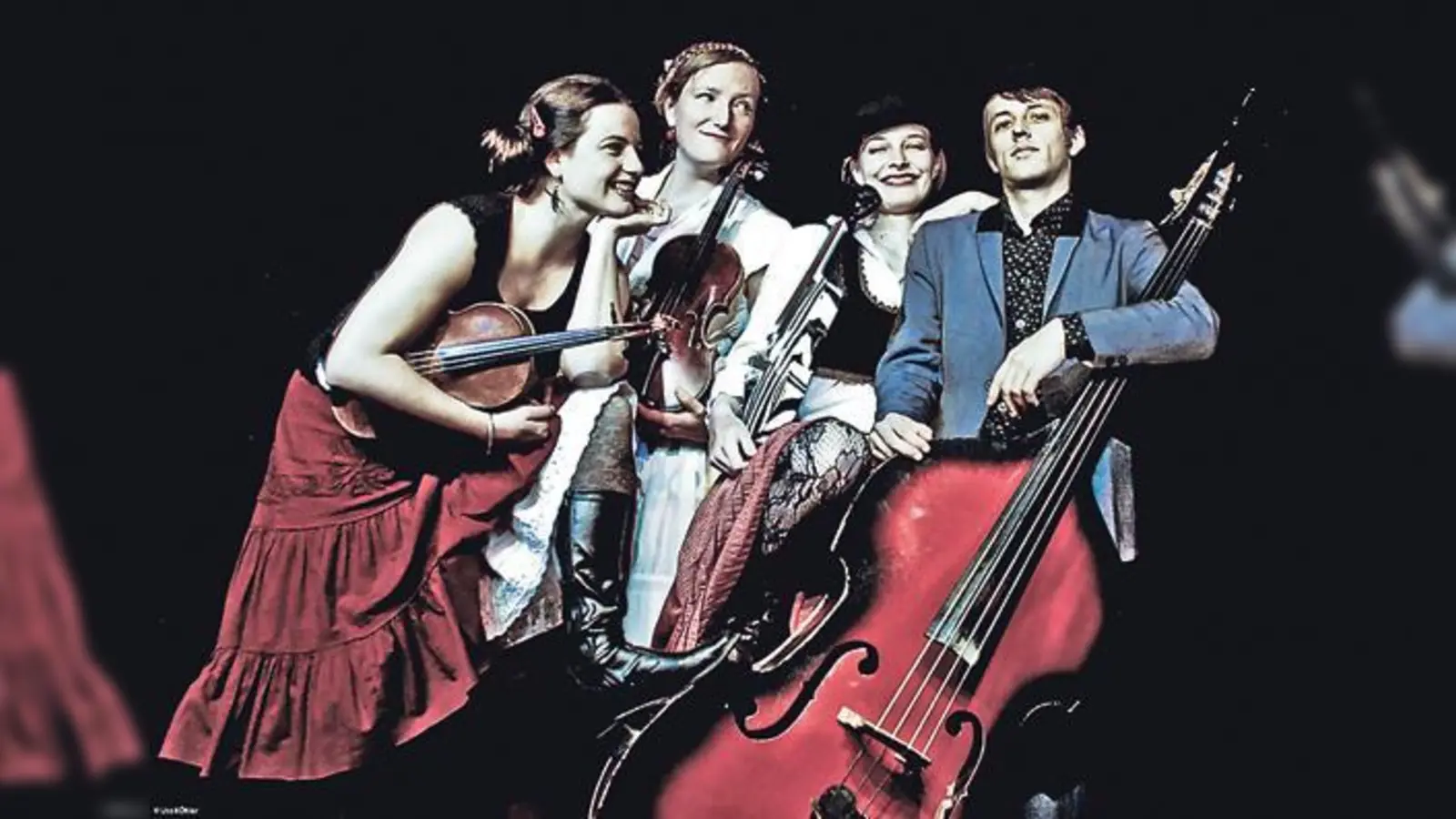 Zu den Künstlern auf dem Weihnachtsmarkt die bayerische Band »Zwibeldirn«.	 (Foto: Privat)