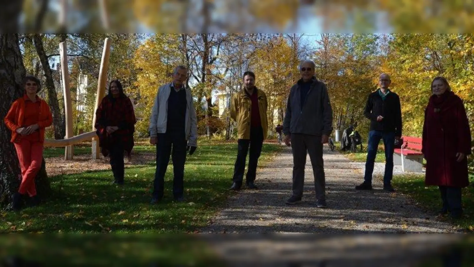 Der Vorstand der SPD Obermenzing: Dr. Peter Knoch, Nils Paarmann, Dr. Michael Wehr, Willy Schneider, Graciela Cammerer, Angela Scheibe-Jaeger und Linde Hoffmann. Nicht im Bild sind Stefan Binner, Frauke Denninger, Kilian Schurk und Janina Cammerer. (Foto: Rudolf Seebach)