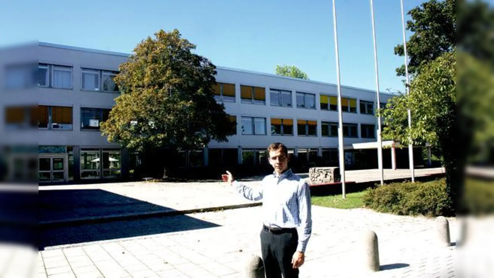Elternsprecher Gero Pflanz kritisierte unter anderem, dass es in dem Schulhaus bislang noch keine energetische Sanierung gegeben habe. 	 (Foto: ws)