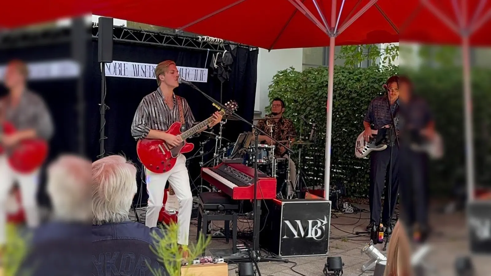 Zu einem sommerlichen Konzert mit Musebirds Collective lud die Nachbarschaftshilfe ein. (Foto: Trommen)