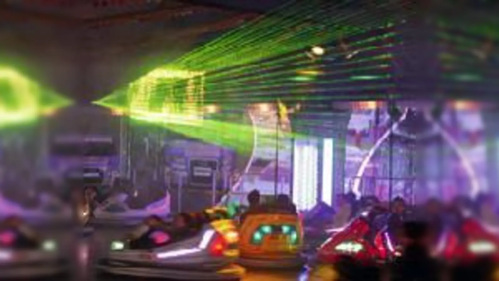 Im neuen, spektakulären  Gewand präsentiert sich Autoscooter Distel, ein Muss für jeden jugendlichen und jung gebliebenen Wiesn-Besucher.  (Foto: Distel)