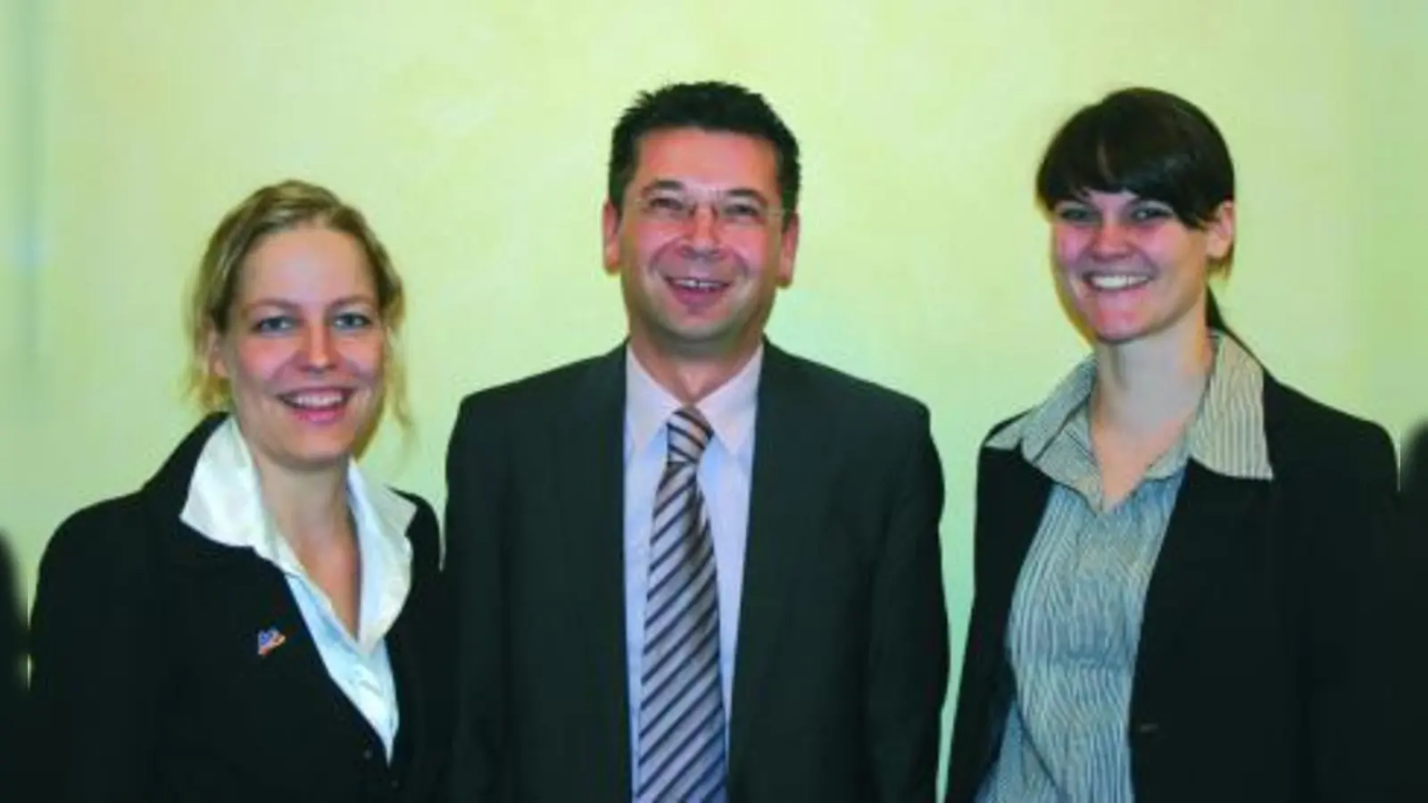 Die dm-Gebietsverantwortlichen für München (vl.l): Daniela Dürr, Michael Winkler und Jessica Thoma. (Foto: sb)
