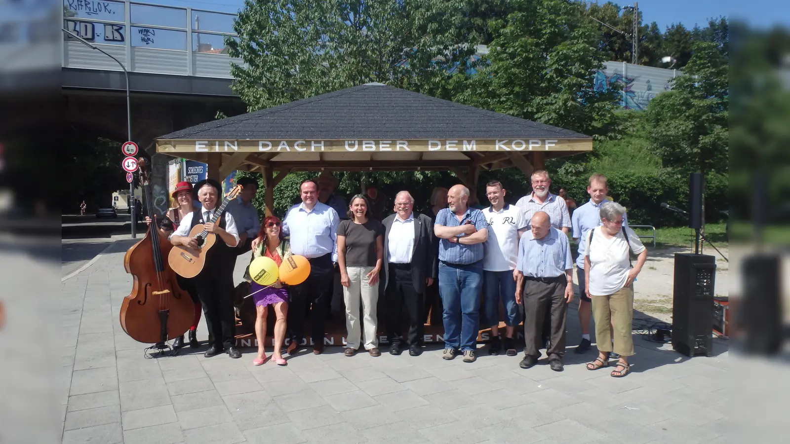 Die Bürgerinitiative Mehr Platz zum Leben lädt am 17. Januar zur nächsten Enthüllung eines Kunstwerkes auf den Hans-Mielich-Platz ein. Alle sind herzlich willkommen. (Foto: VA)