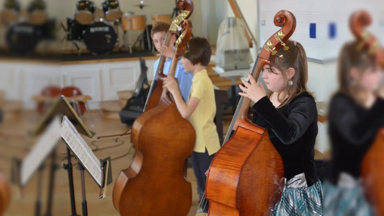 Die jungen Streicher spielen mit, wenn die Grundschule an der Droste-Hülshoff-Straße zum diesjährigen Frühlingskonzert einlädt. (Foto: Michelle O'Reilly)