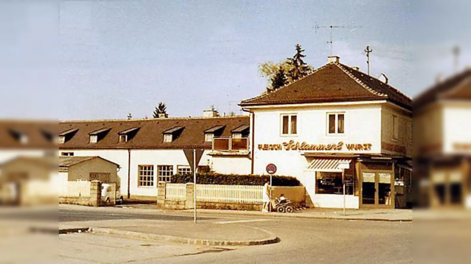 Die Metzgerei Schlammerl in den 60er Jahren.  (Foto: privat)