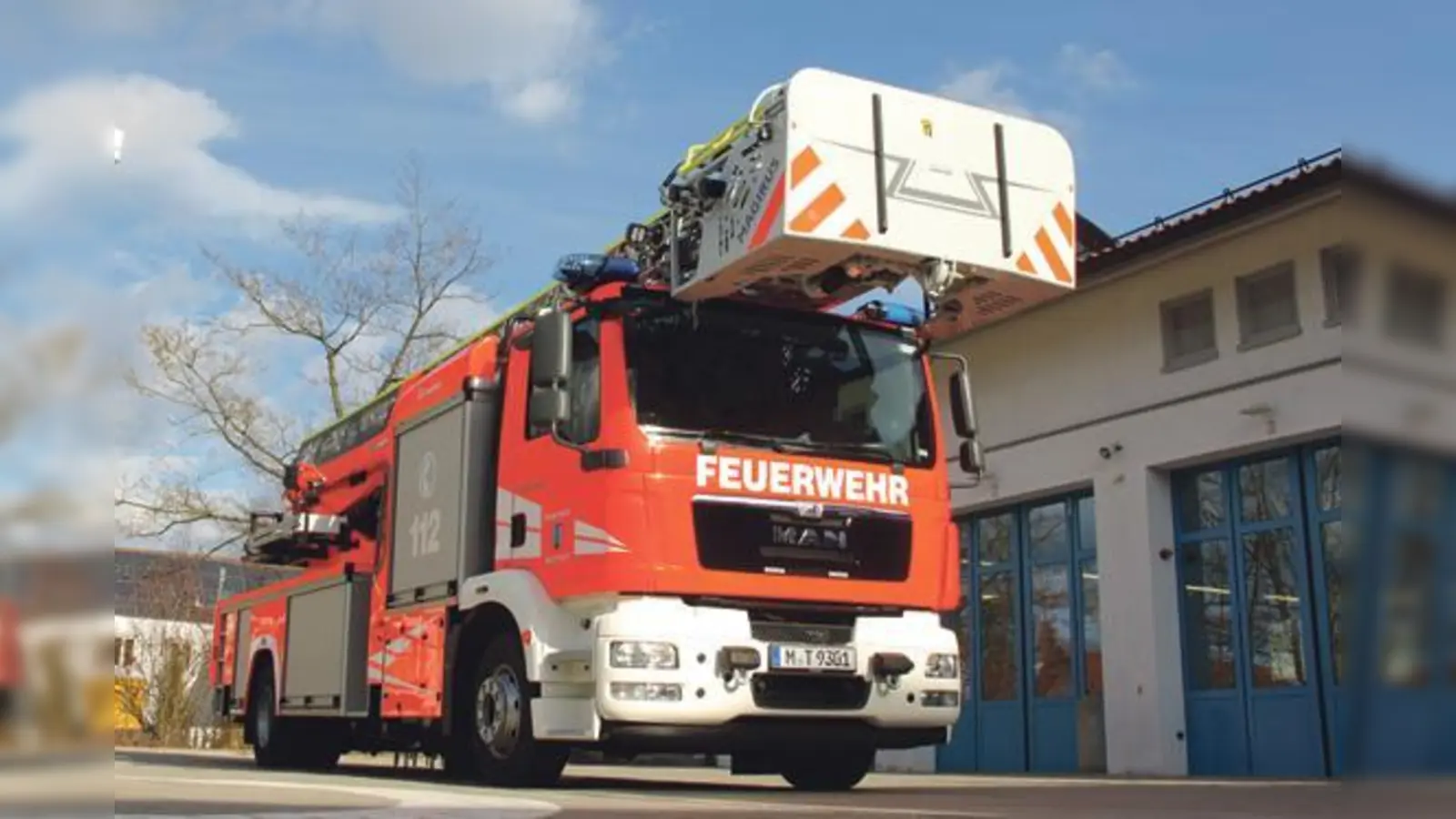 Die neue Drehleiter  moderne Technik für die Aschheimer Bürger.	 (Foto: FFW)