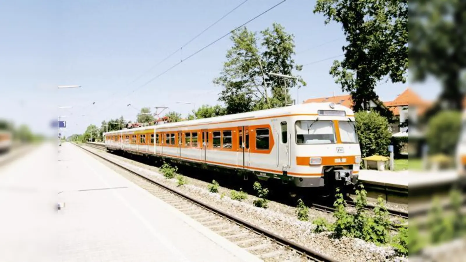 Am Sonntag, 7. Juni, hält die erste historische S-Bahn um 12.21 Uhr in Englschalking. Wer mitfahren möchte, sollte früh vor Ort sein. 	 (Foto: Reinhard Fuchs/sm)