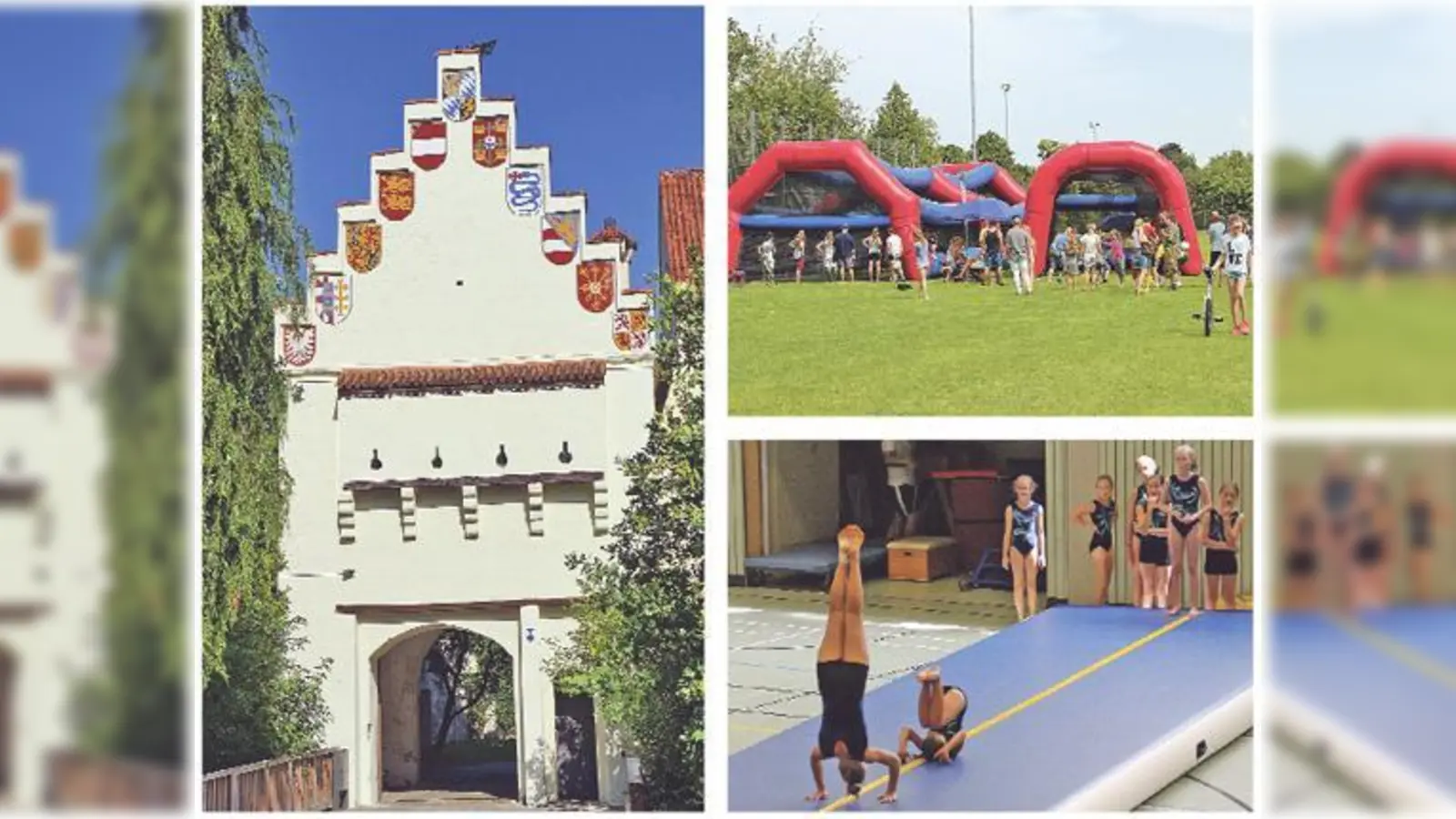Am kommenden Samstag feiert der TSV Grünwald ein buntes Sommerfest anlässlich seines runden Geburtstags. Erstmalig findet dabei ein sogenannter Burglauf statt. 	 (Fotos: hw/TSV)