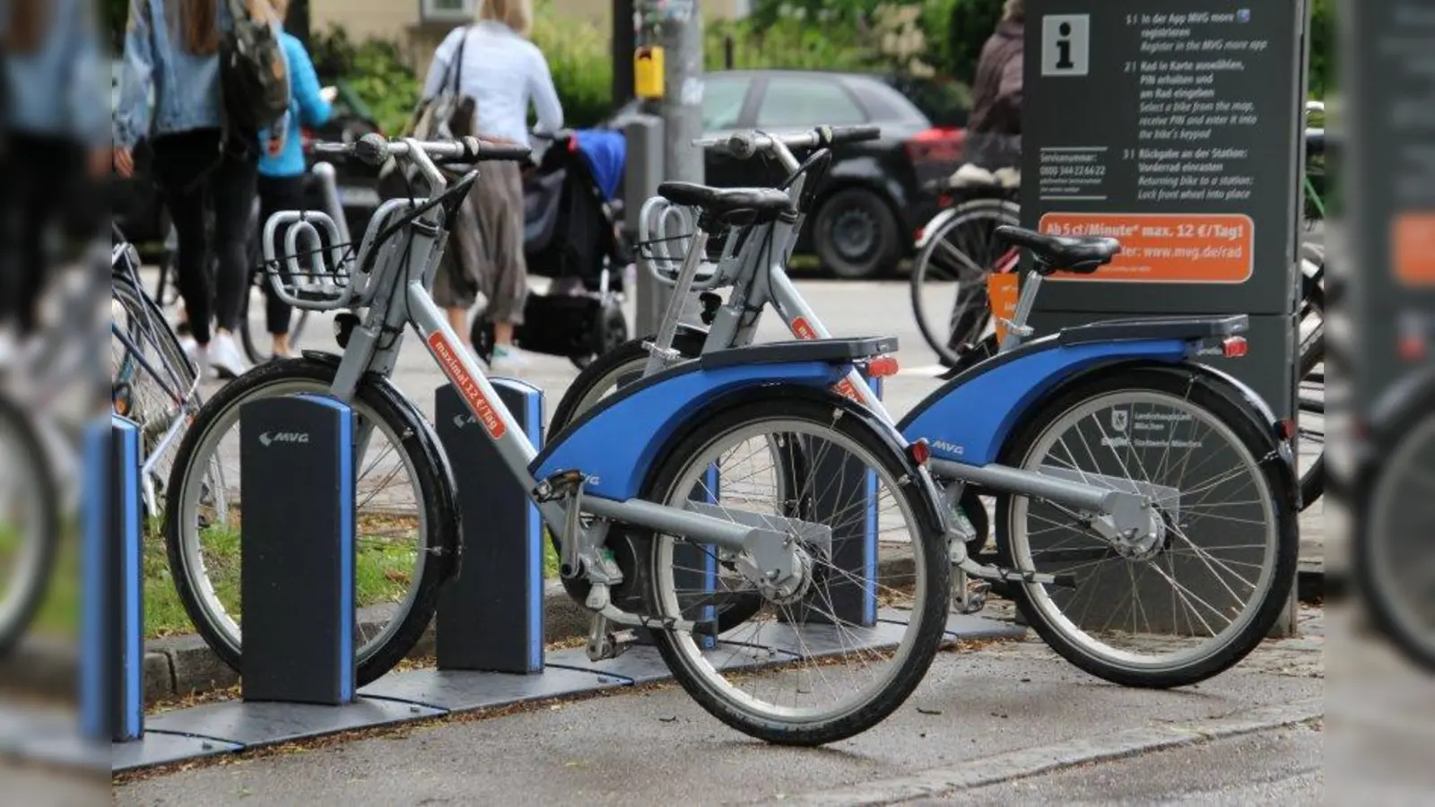 Eine MVG-Radstation für Allach-Untermenzing? Derzeit prüft die MVG mögliche Standorte. (Foto: sb)
