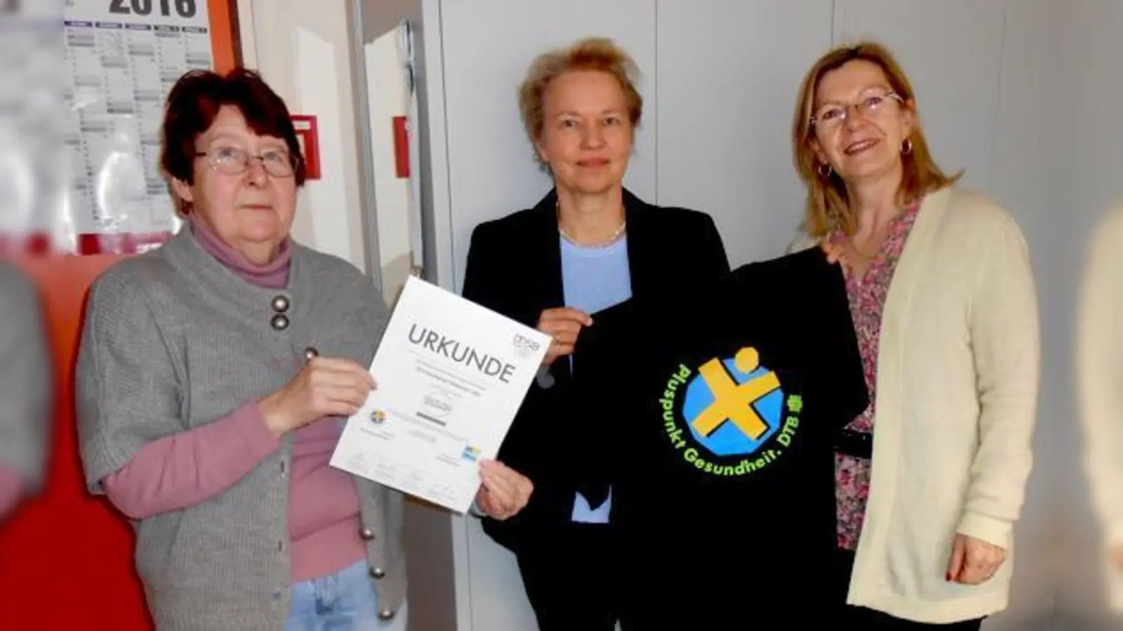 Der TSV Neubiberg/Ottobrunn freut sich über die Auszeichnung Pluspunkt Gesundheit.	 (Foto: VA)