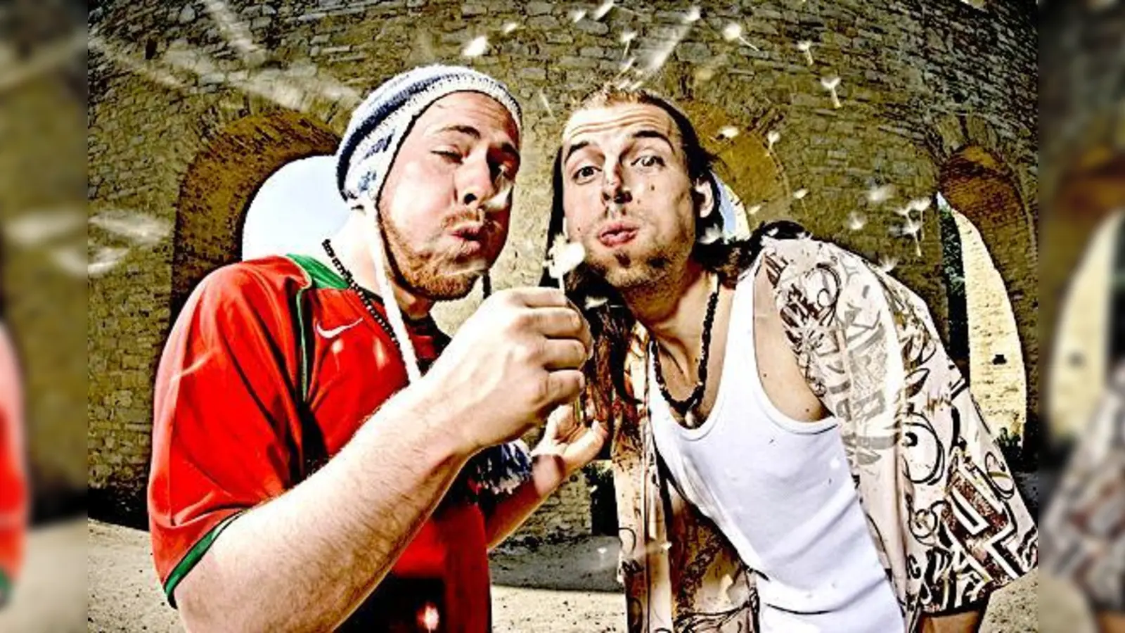 Die Reggae- und Soulmusiker Mellow Mark &amp; Pyro Merz sind zu Gast im Weltsalon.	 (Foto: pyromusic)