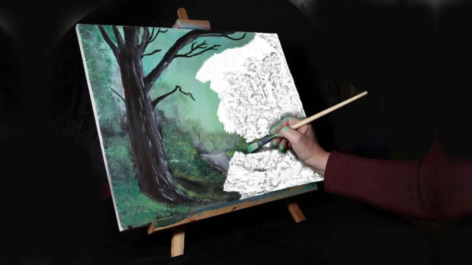 Eigene Bilder gestalten und Gefühle gestalterisch zum Ausdruck bringen ist wohltuend und befreiend. (Foto: günther gumhold/pixelio.de)