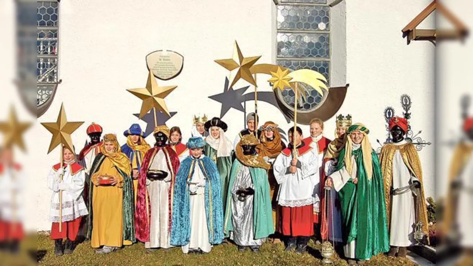 Die Ottendichl/Salmdorfer Sternsinger zogen fleißig durch die Straßen. 	 (Foto: privat)