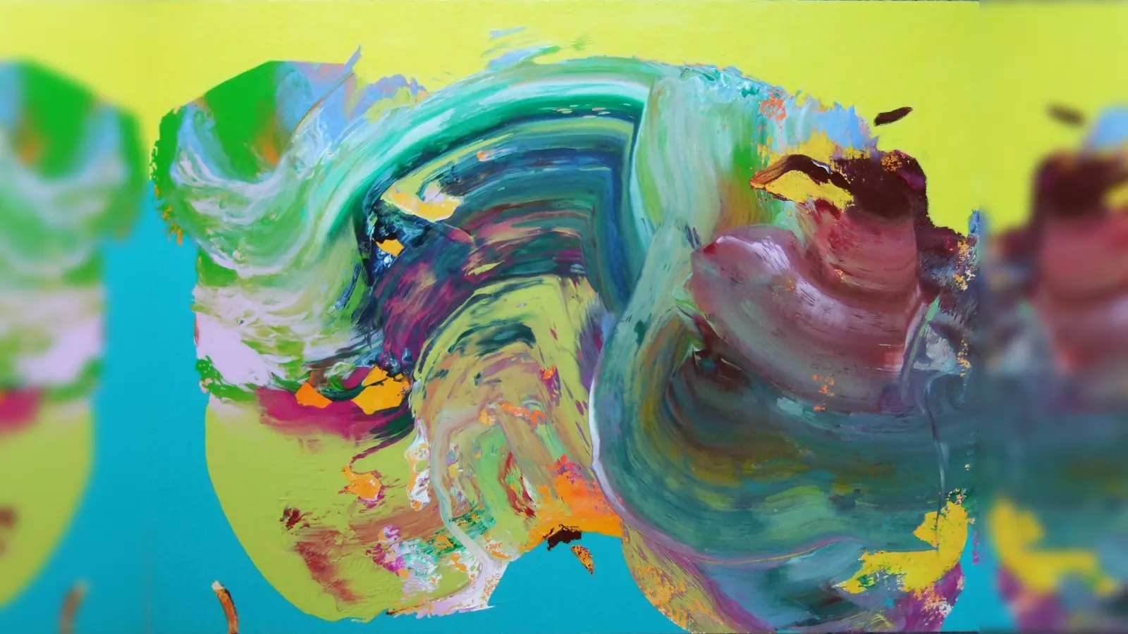 Diese Acrylarbeit von Christine Ambrusch trägt keinen Titel. (Foto: Ambrusch)