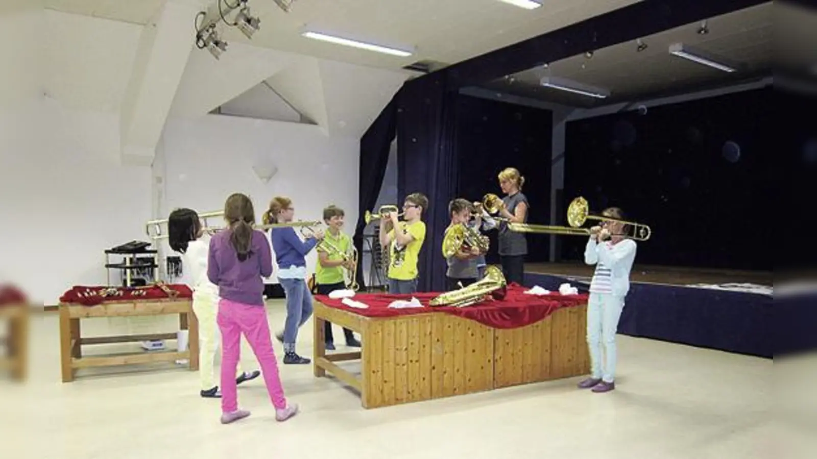 Beim Musi-Mobil wurden Töne erforsch, Klänge entdeckt und Musik erlebt.	 (Foto: privat)