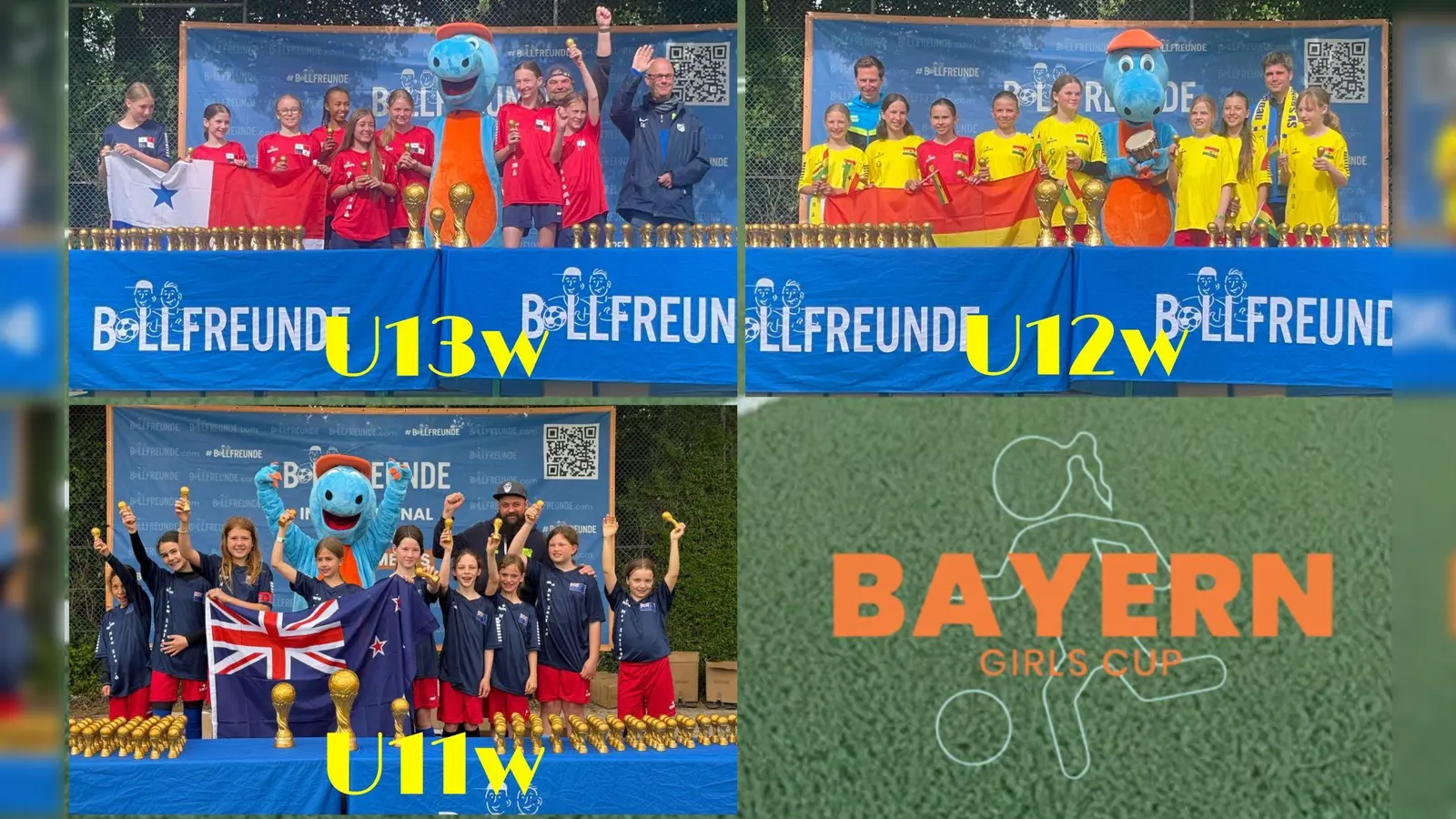 Die Mädchenteams des SVSB erlebten ein wunderschönes Turnierwochenende. (Foto: SVSB)
