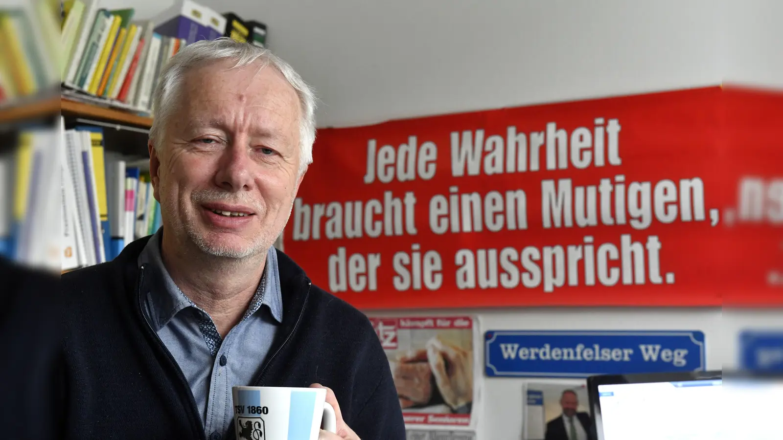 Claus Fussek spricht über Pflegekonzepte auch für Taufkirchen. (Foto: Marcus Schlaf)
