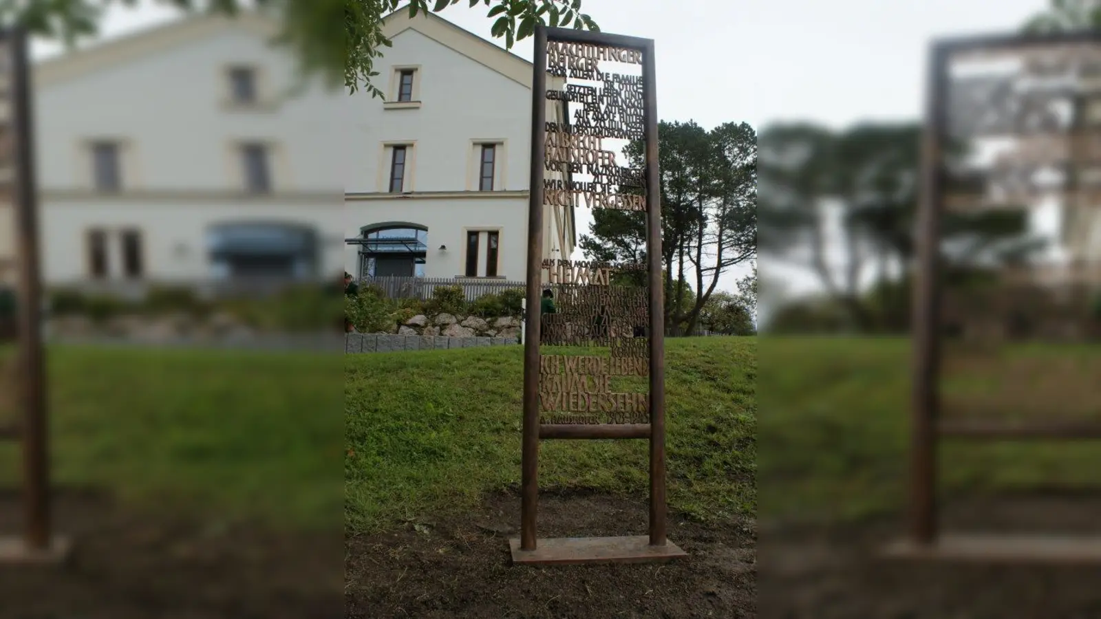 Die Gemeinde Machtlfing setzt dem Widerstandskämpfer Albrecht Haushofer und den Machtlfinger Familien, die ihn beschützten, ein Denkmal für Zivilcourage. (Foto: Eisinger)