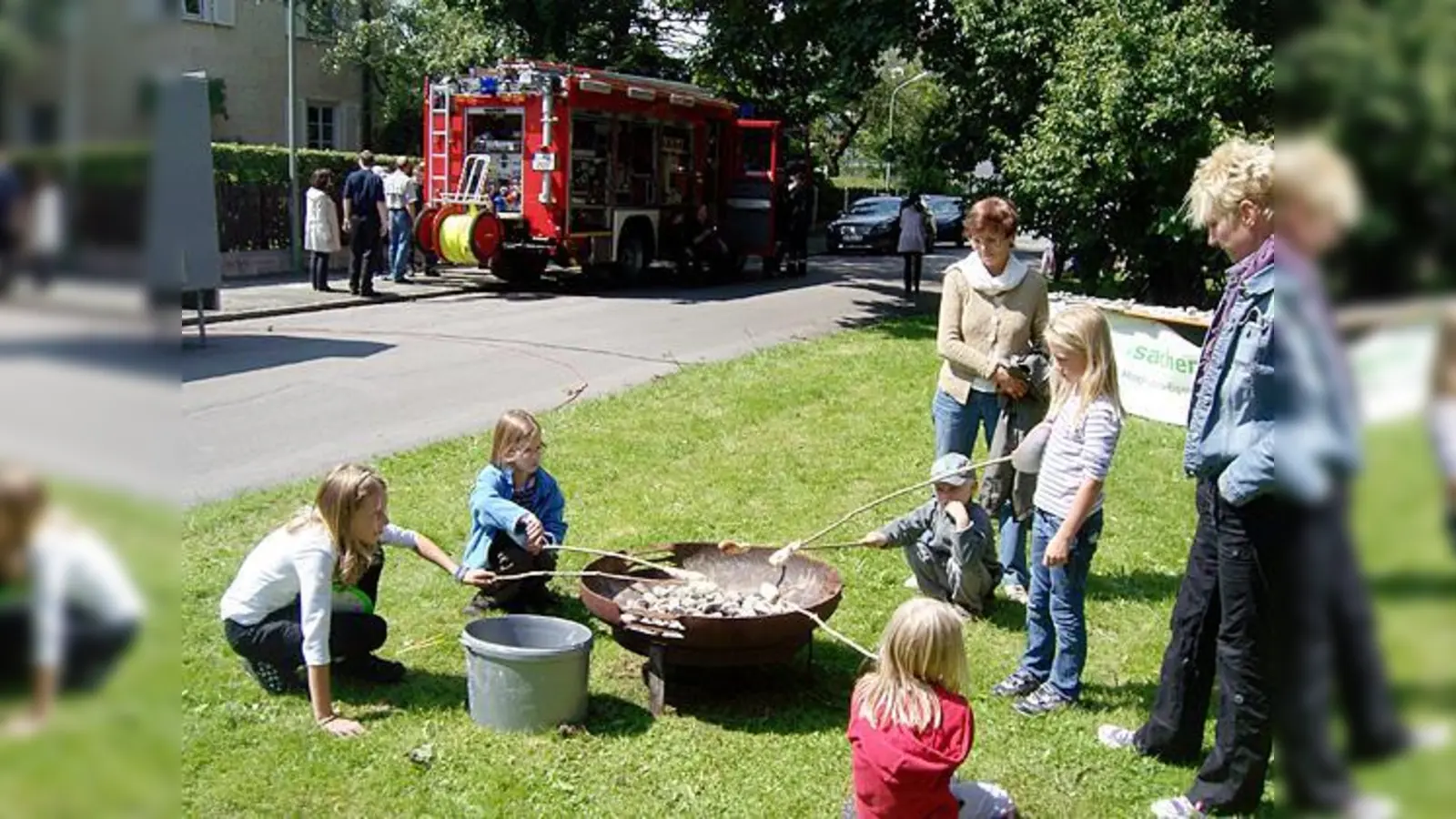 Auch Kinder hatten ihren Spaß beim Fest der Siedlervereinigung Moosach-Eigenhaus.  (Foto: Delgado)