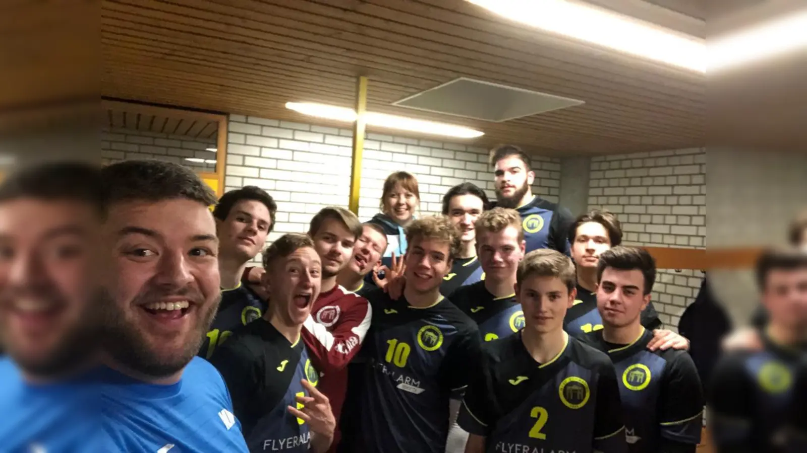 Trotz nervenzehrender Anreise ins tiefverschneite Allgäu zeigte die A-Jugend eine gute Leistung. (Foto: Verein)