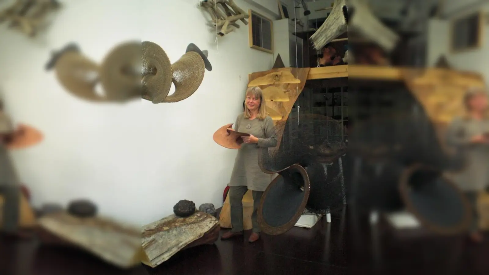 Besonders sehenswert ist auch das große Atelier von Bildhauerin Heike Schaefer im Gewerbehof Westend (Aufgang C, 1.OG). (Foto: SE)