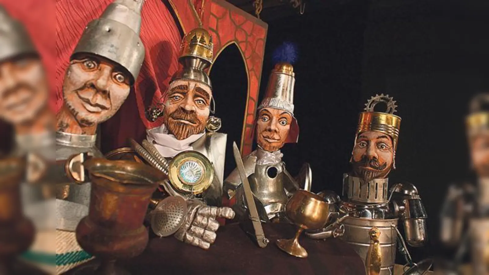 Ein Puppenspiel über den geheimnisvollen Roten Ritter wird am 29. September gezeigt. 	 (Foto: Andreas Kilger)