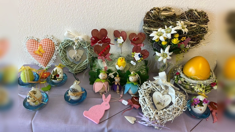 Die Kreativgruppe lädt von 24. bis 28. März zur Osterausstellung ein. (Foto: Sozialdienst Germering e.V.)