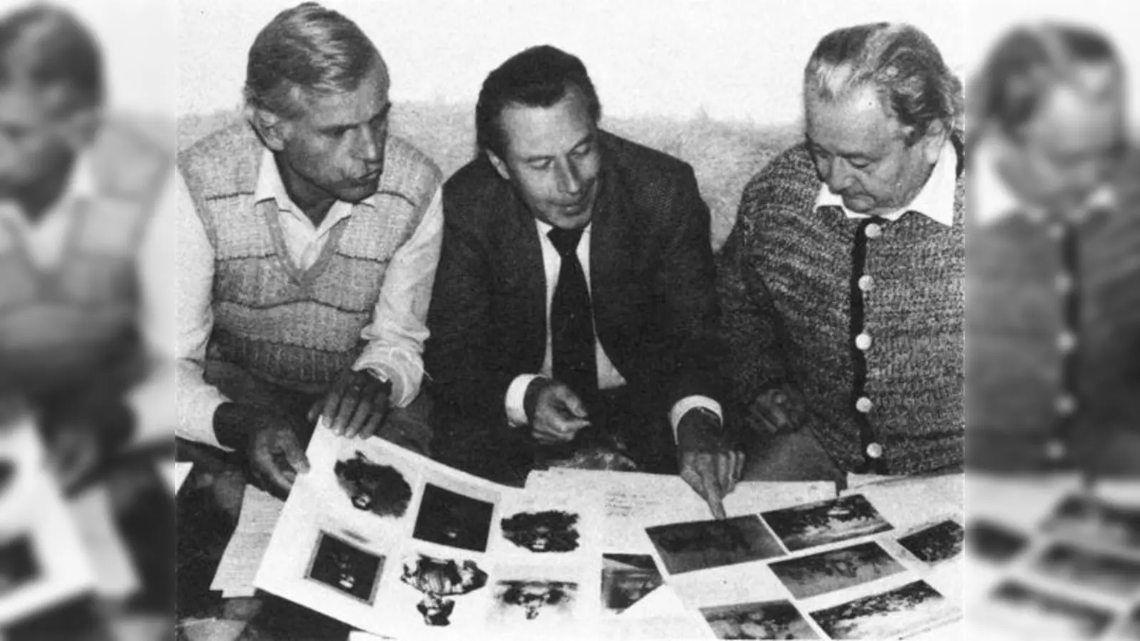 Gleich nach dem Beschluss machten sie sich an die Arbeit (v.l.): Prof. Jan Murken, Dr. Willi Meier und Robert Hetz. 	 (Foto: privat)