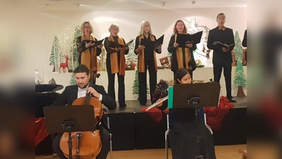 Die Bayerische Philharmonie spielte bekannte Musik zur Weihnacht im BRK-Seniorenwohnen Kieferngarten.  (Foto: VA)