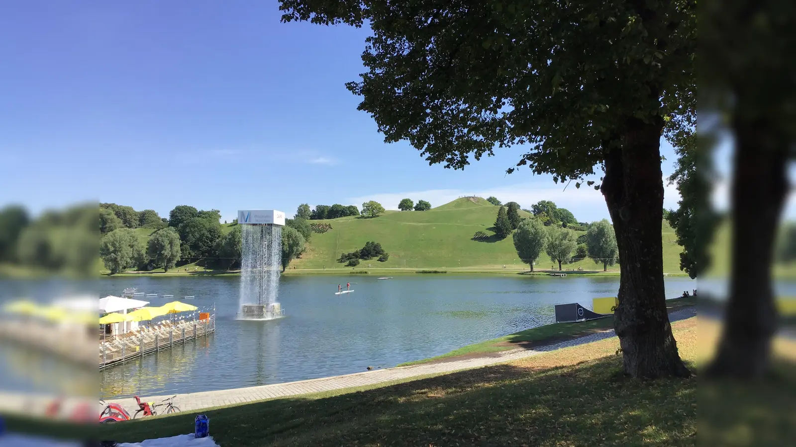 Der Olympiapark bietet im Sommer jede Menge Attraktionen.  (Foto: Daniel Mielcarek)