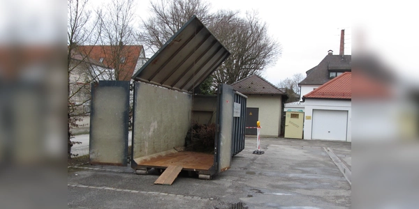 Der Gartencontainer in Mitterndorf. (Foto: Kommunale Abfallwirtschaft)