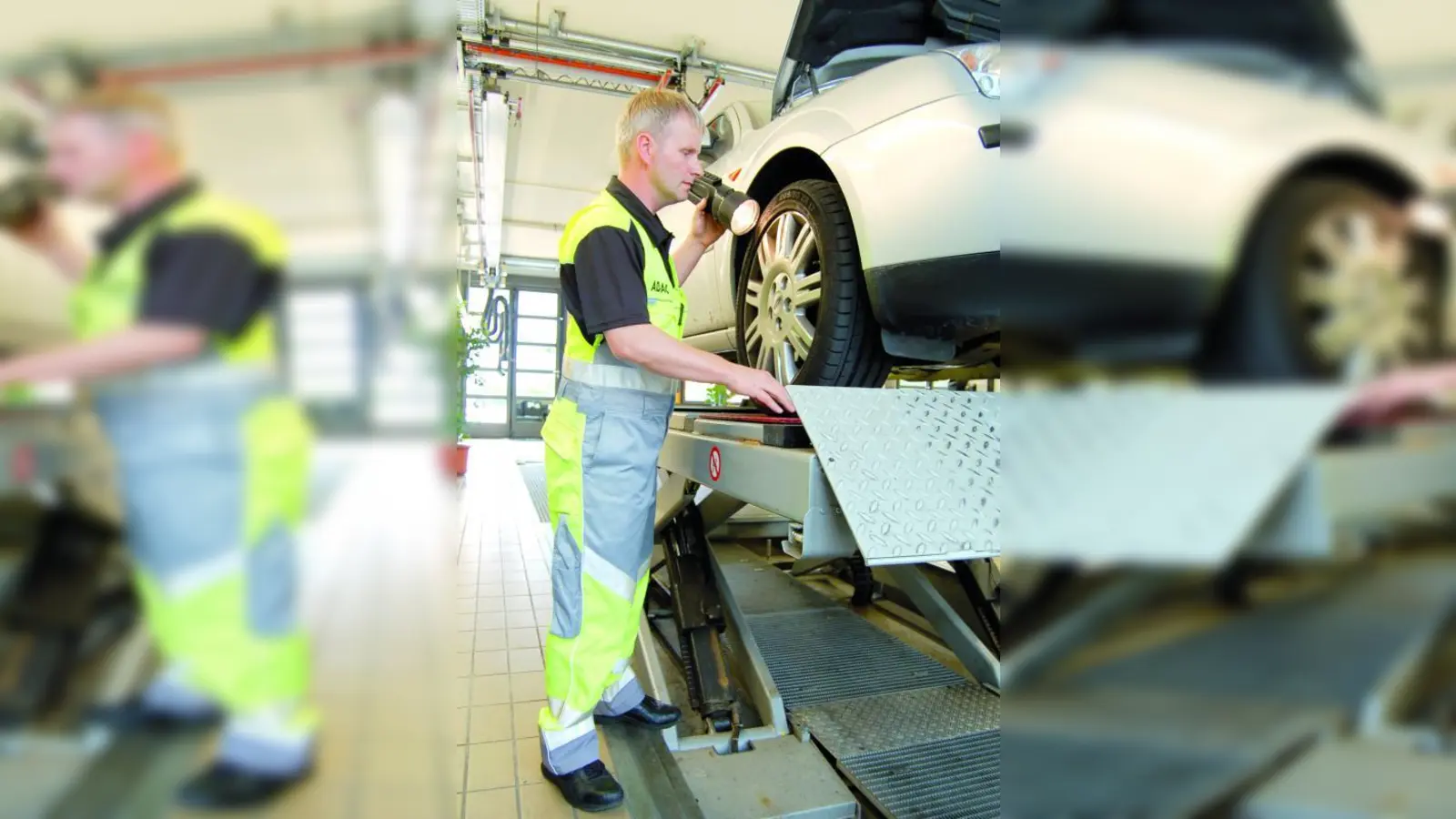 Mängeln auf der Spur: Rat und Hilfe geben auch die ADAC Techniker (Foto: ADAC)