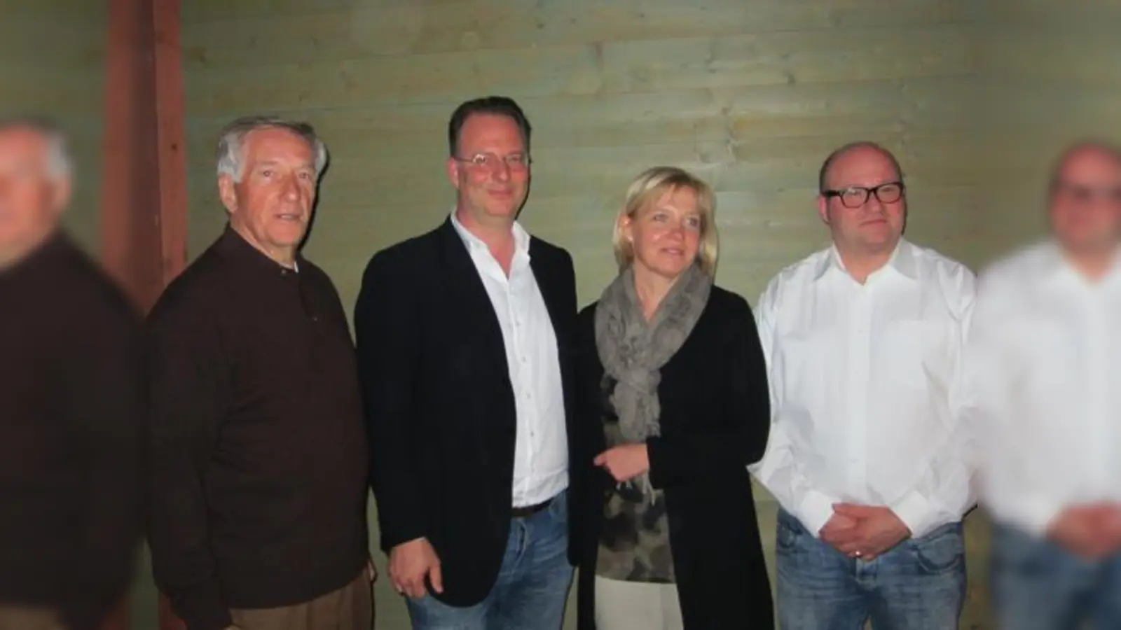 Ludwig Rischbeck, Marcus Friedl, Heike Baumann, Klaus Weweck (v. l.) wurden gewählt.	 (Foto: VA)