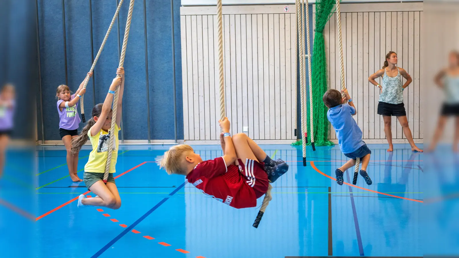 Jede Menge Spiel und Spaß erwartet die Kinder im Feriencamp des SV-DJK Taufkirchen. (Foto: Wbra)