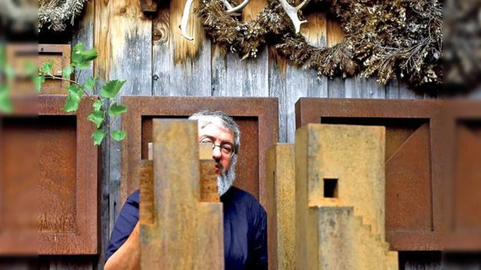 Franz Ferdinand Wörle ist einer der ausstellenden Künstler des Skulpturenweges St. Hubertus.	 (Foto: privat)