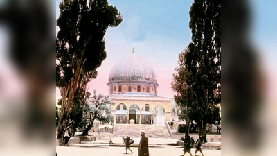 Ab September im Jüdischen Museum zu sehen: Historische Fotografien aus Palästina, etwa der Felsendom in Jerusalem um die Jahrhundertwende.	 (F.: VA)